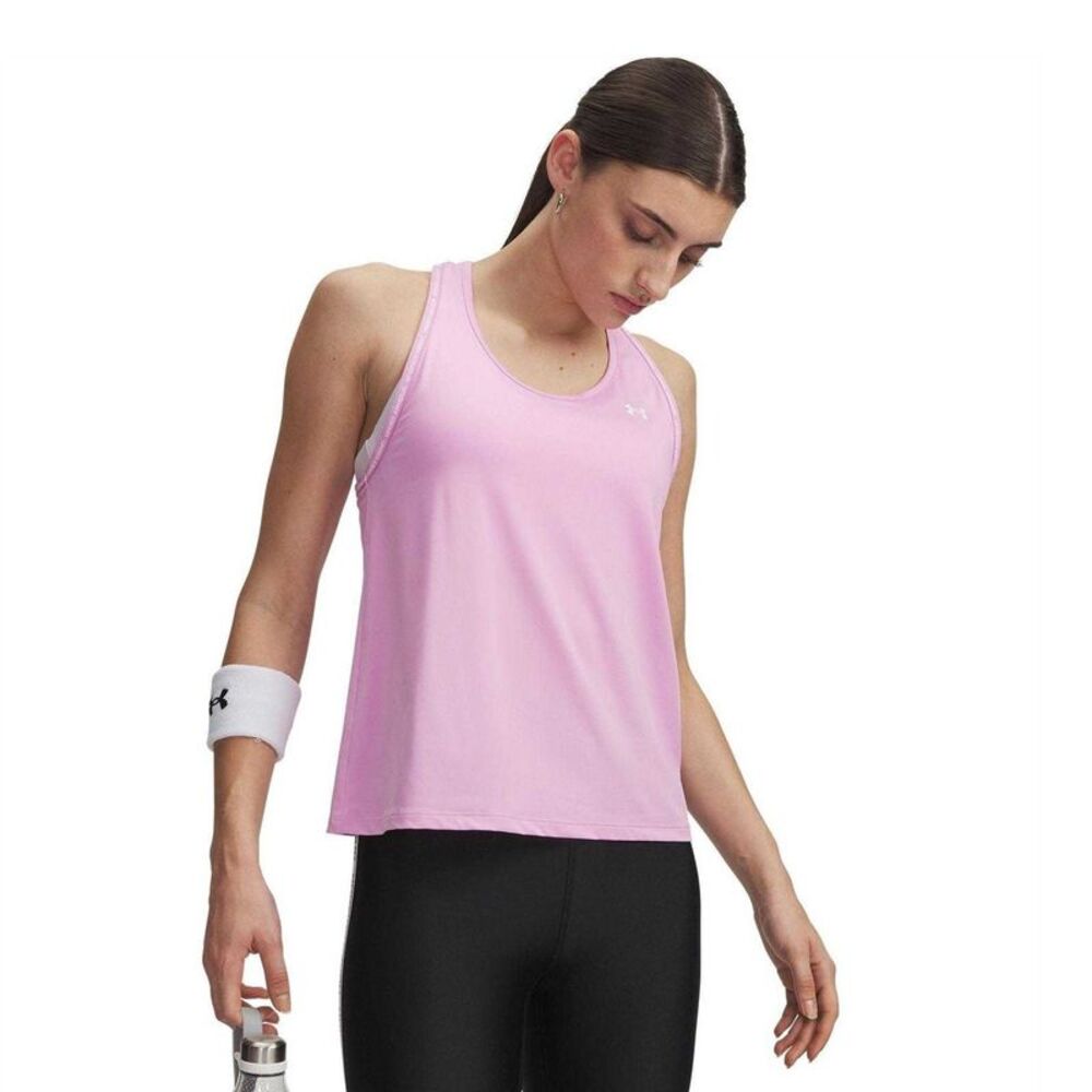 Under Armour Womens/Ladies 4 Way Stretch Tank Top / Dawn Pink